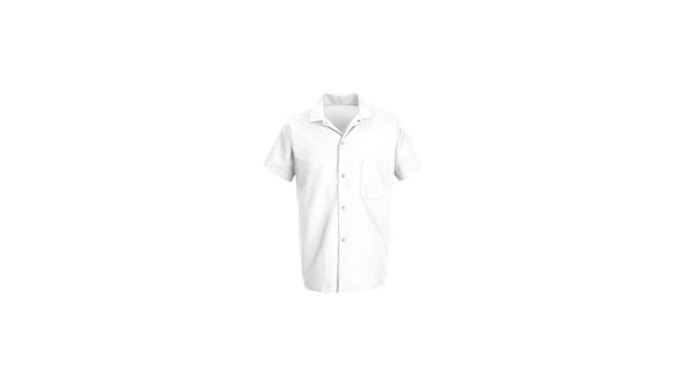 Red Kap Cook Shirt, Men, 5028WH, SSL 5028WHSSL