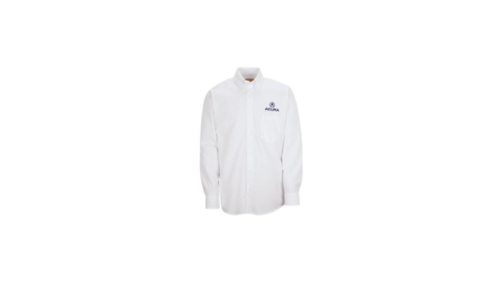 Red Kap Executive Oxford Dress Shirt, White, 14534 SR70WH14534