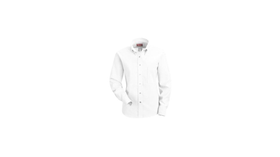 Red Kap Executive Oxford Dress Shirt, White, RG12 SR71WHRG12