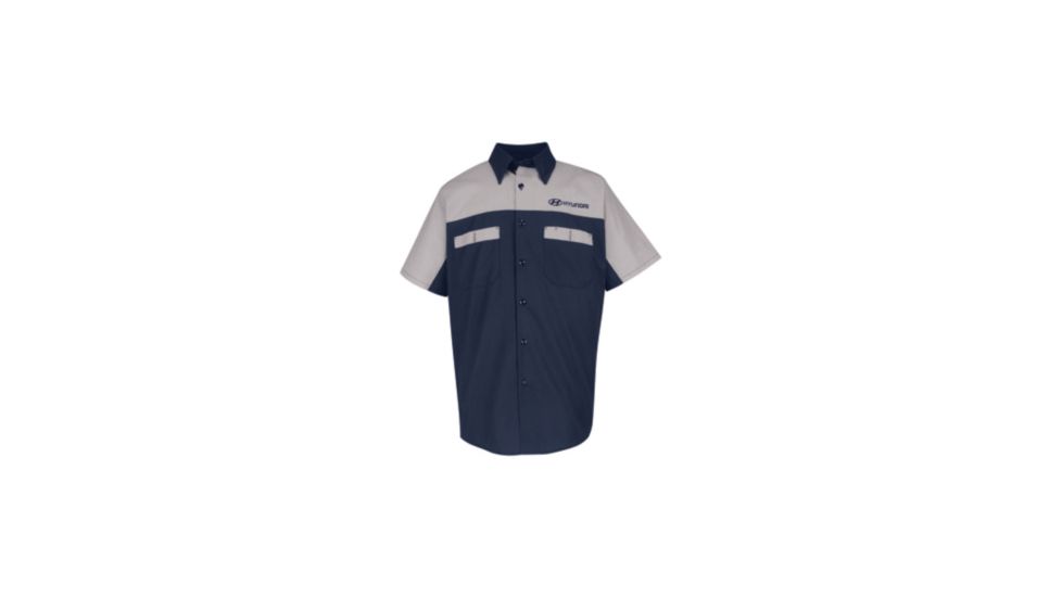 Red Kap Hyundai Technician Shirt  , Hyundai, SSL SP24HYSSL