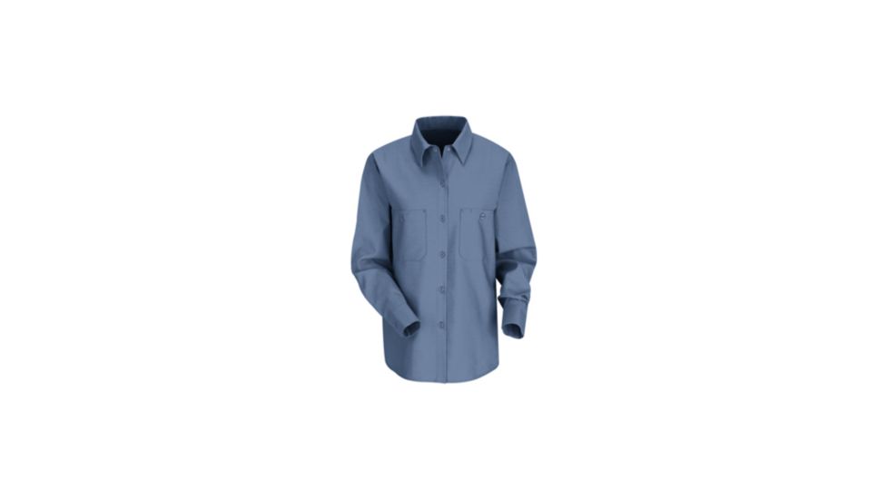 Red Kap Industrial Work Shirt, Women, Petrol Blue, RGXL SP13MBRGXL