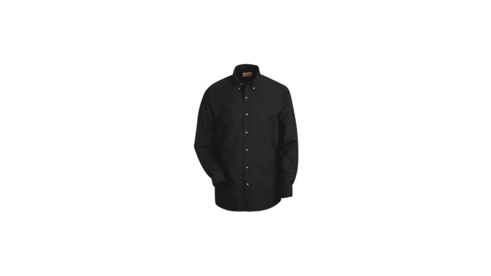 Red Kap Poplin Dress Shirt, Black, M323 SP90BKM323