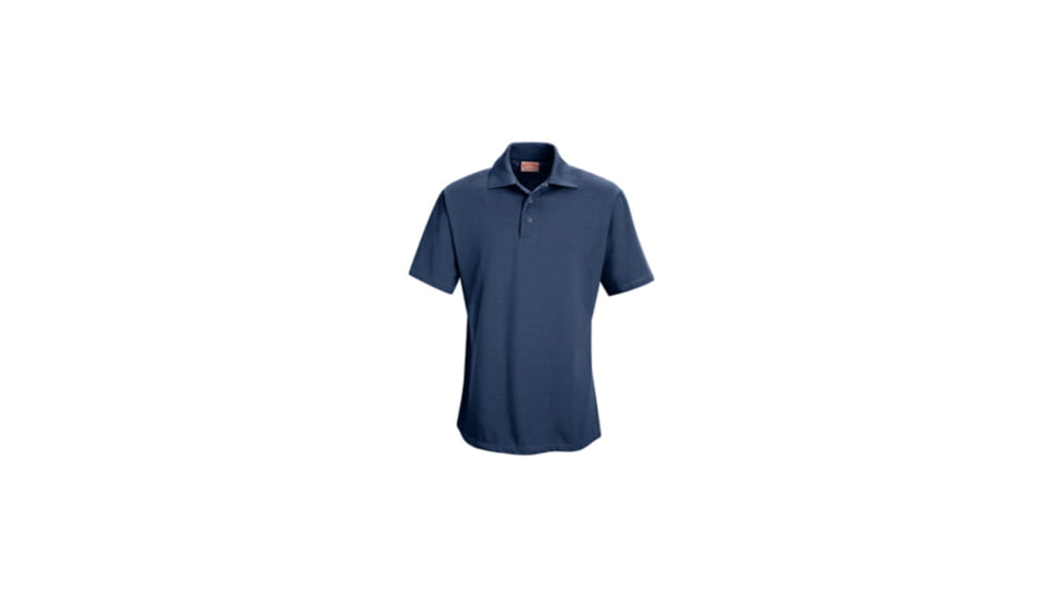Red Kap Specialized Pocketless Knit 50/50 Blend Solid Shirt, Men, Navy, SSXXL SK58NVSSXXL