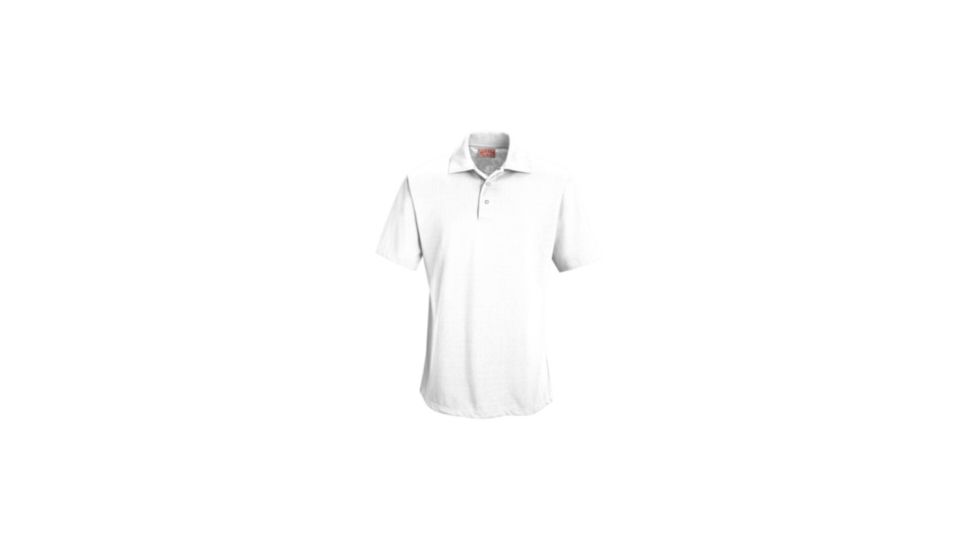 Red Kap Specialized Pocketless Knit 50/50 Blend Solid Shirt, Men, White, SSXL SK58WHSSXL