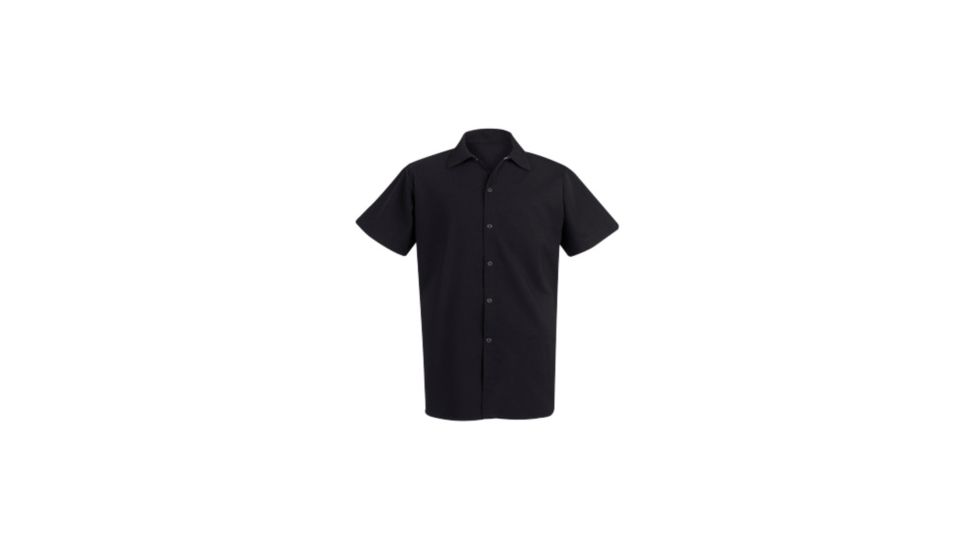 Red Kap Spun Poly Long Cook Shirt, Men, 5035BK, SSL 5035BKSSL