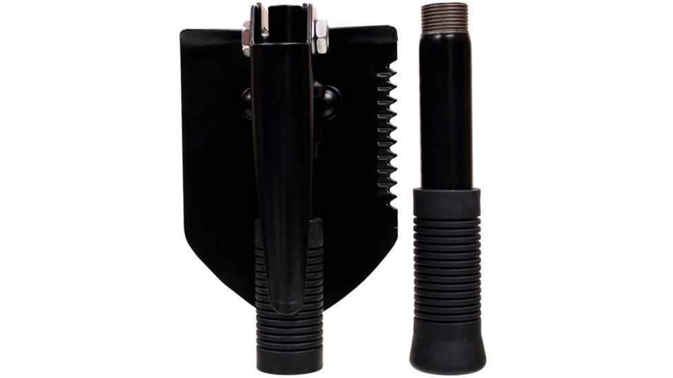 Red Rock Outdoor Gear 2-Piece Foldable Shovel, Black, One-Size 50-07