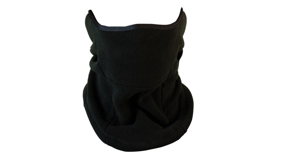 Red Rock Outdoor Gear 3-Way Fleece Facemask, Black, 70-2014BLK