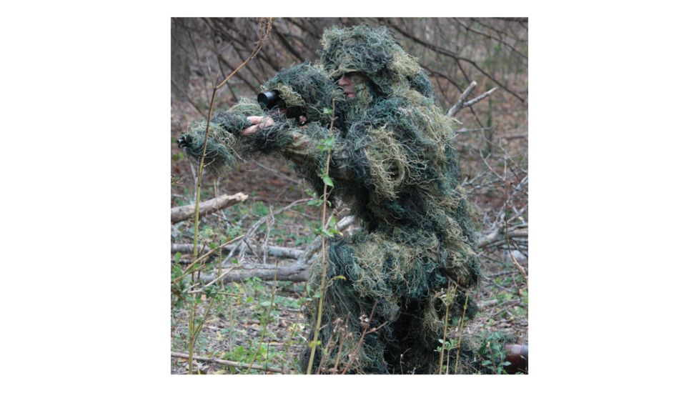 Red Rock Outdoor Gear 5 Piece Ghillie Suit, Woodland, X-Large-2X-Large 70915XL/XXL