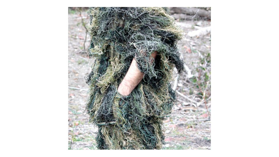 Red Rock Outdoor Gear 5 Piece Ghillie Suit, Woodland, X-Large-2X-Large 70915XL/XXL