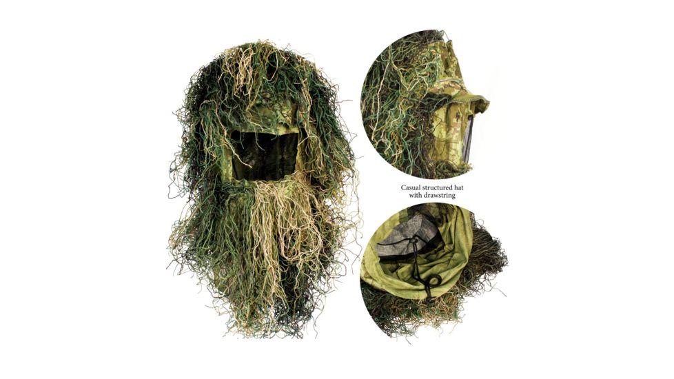 Red Rock Outdoor Gear 5 Piece Ghillie Suit, Woodland, X-Large-2X-Large 70915XL/XXL