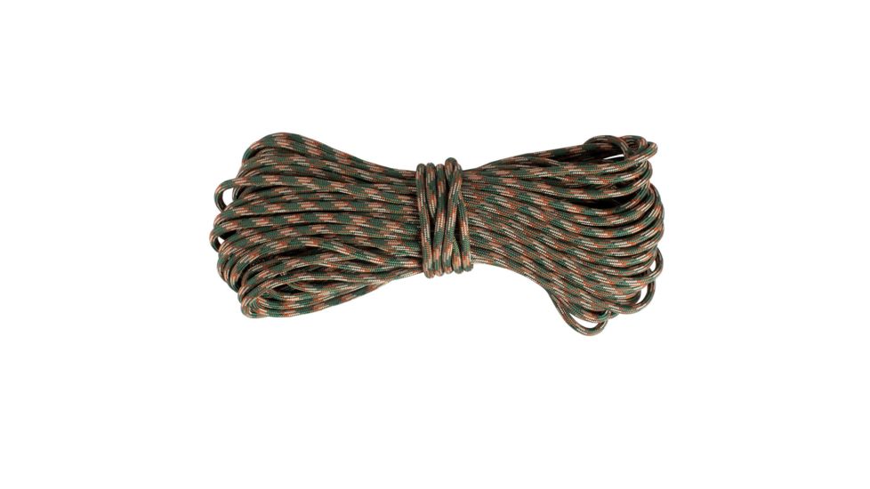 Red Rock Outdoor Gear 550 Parachute Cord Hanks, Woodland, 100ft, 35-1HWDL