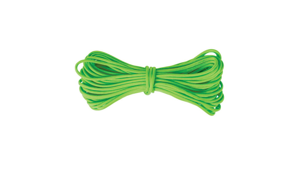 Red Rock Outdoor Gear 550 Parachute Cord Hanks, Neon Green, 100ft, 35-1HNG
