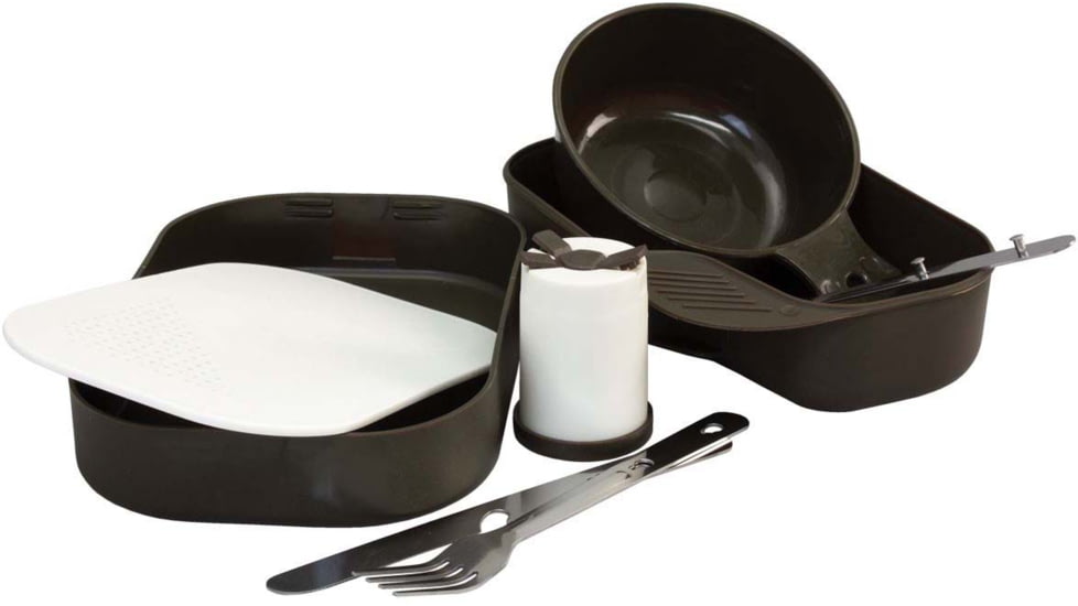 Red Rock Outdoor Gear 8 Piece Mess Kit, Black, 06-013