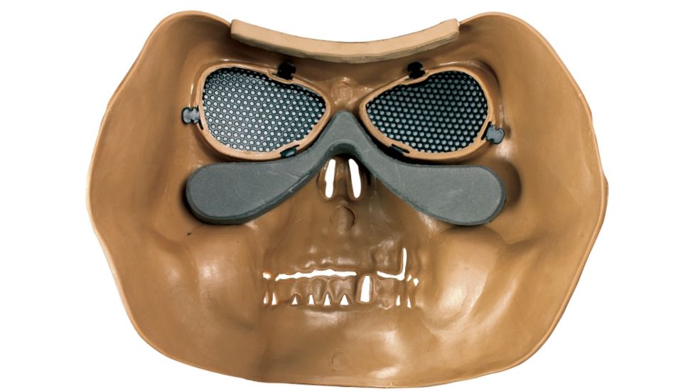 Red Rock Outdoor Gear Airsoft Facemask, Bone, 70-402
