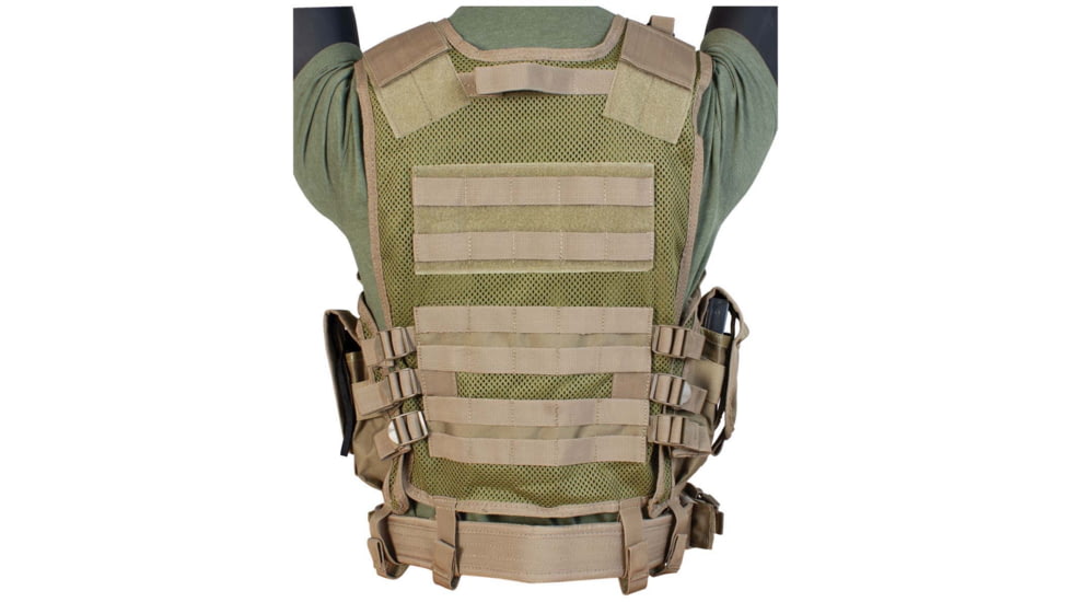 Red Rock Outdoor Gear Cross Draw Vest, Coyote, 520COY