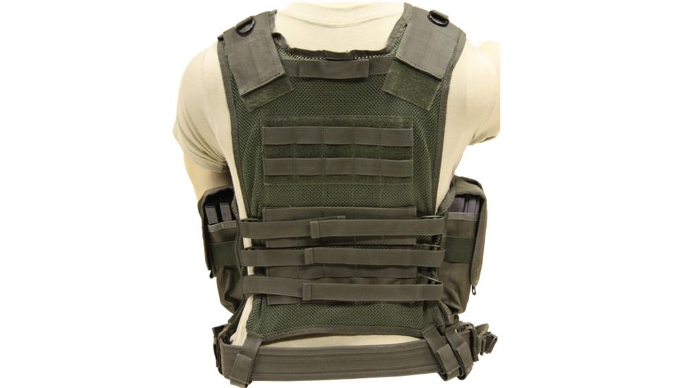 Red Rock Outdoor Gear Cross Draw Vest, Olive Drab, One-Size 520OD