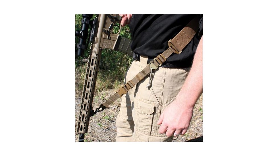 Red Rock Outdoor Gear D1 2-Point Rapid Fit Tactical Sling, Coyote, 37-003COY