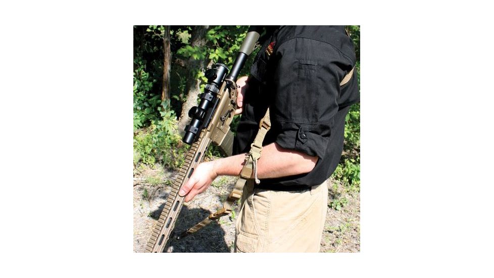 Red Rock Outdoor Gear D2 2-Point Rapid Fit Tactical Sling, Coyote, 37-004COY