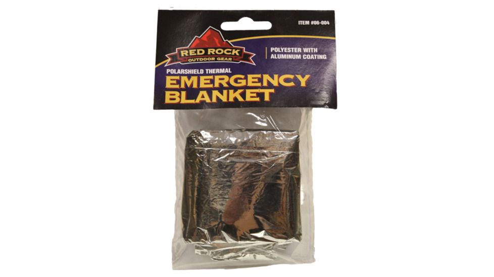 Red Rock Outdoor Gear Emergency Blanket, Silver, 06-004