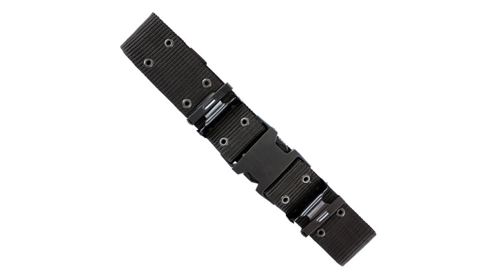 Red Rock Outdoor Gear G.I. Nylon Pistol Belt - Quick-Release Buckle, Black, 2022BLK