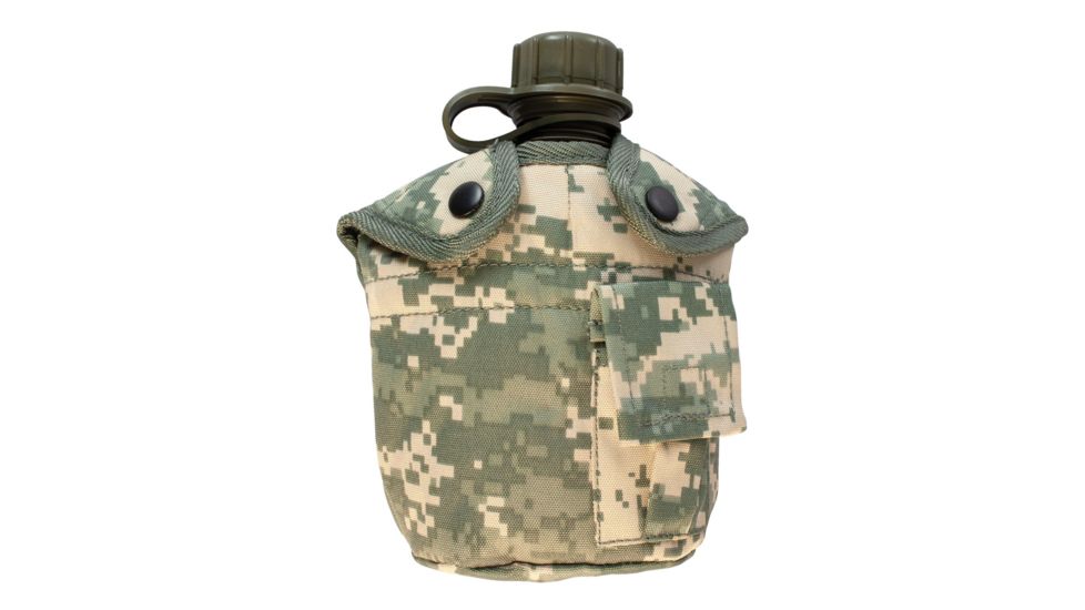 Red Rock Outdoor Gear G.I.Type 1 QT. Canteen Cover, Woodland, 2005WDL