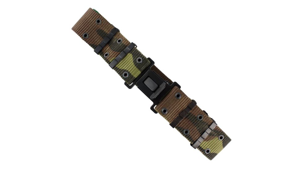 Red Rock Outdoor Gear G.I. Type Nylon Pistol Belt - Classic Buckle, Woodland, 2011WDL