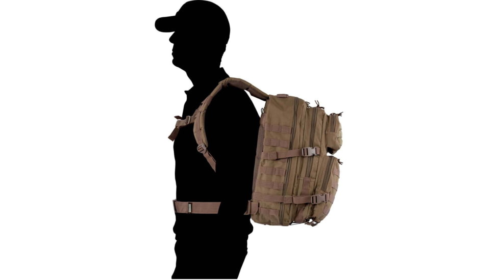 Red Rock Outdoor Gear Large Assault Pack, Dark Earth, 80226DE