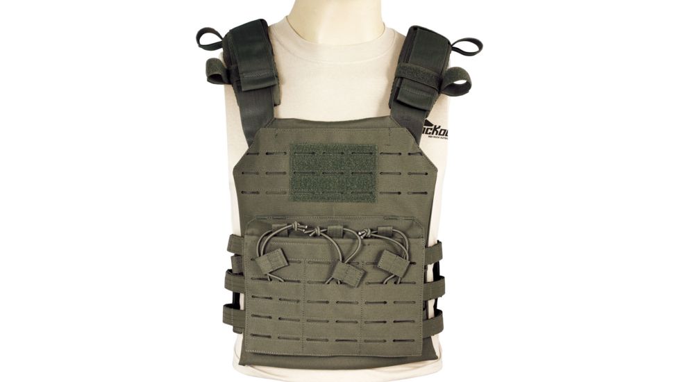 Red Rock Outdoor Gear Laser-Cut Plate Carrier, Olive Drab, 523OD