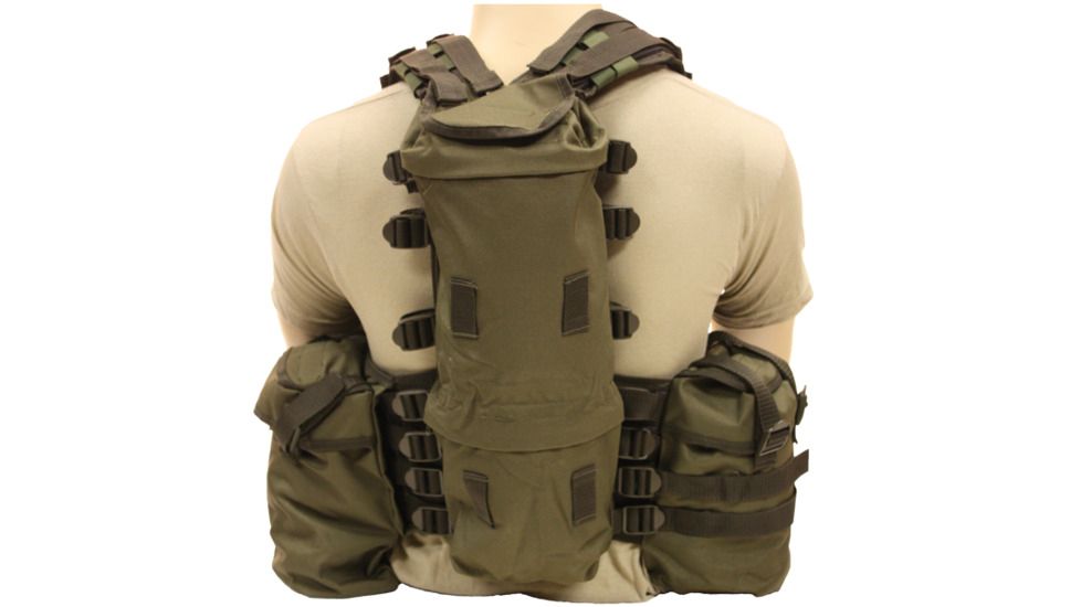 Red Rock Outdoor Gear Load Bearing Vest, Olive Drab, One-Size 510OD