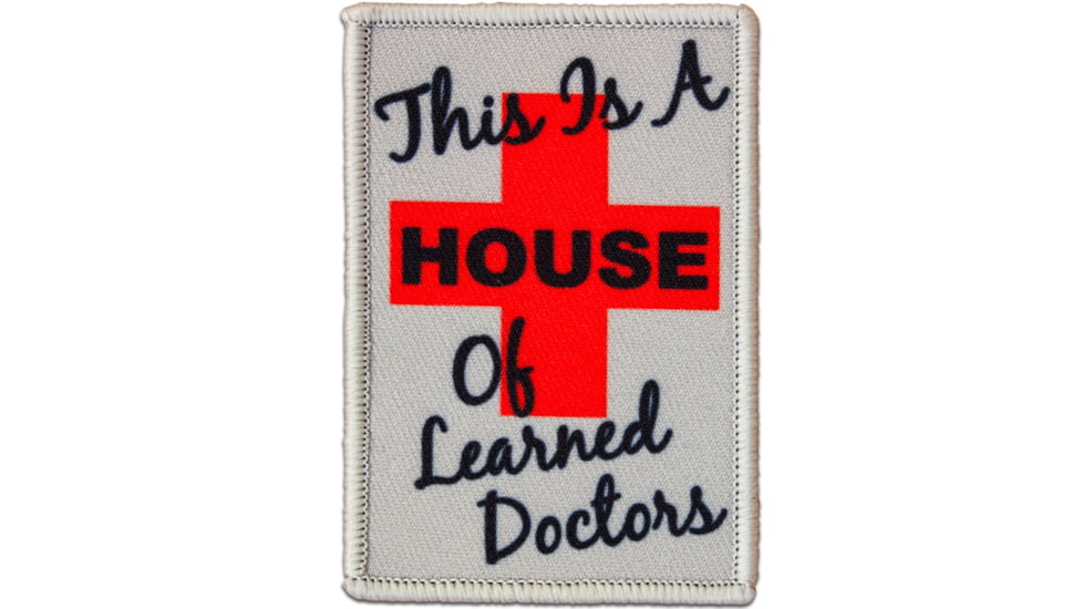Red Rock Outdoor Gear Morale Patch, This is a House of Learned Doctors, 97-064