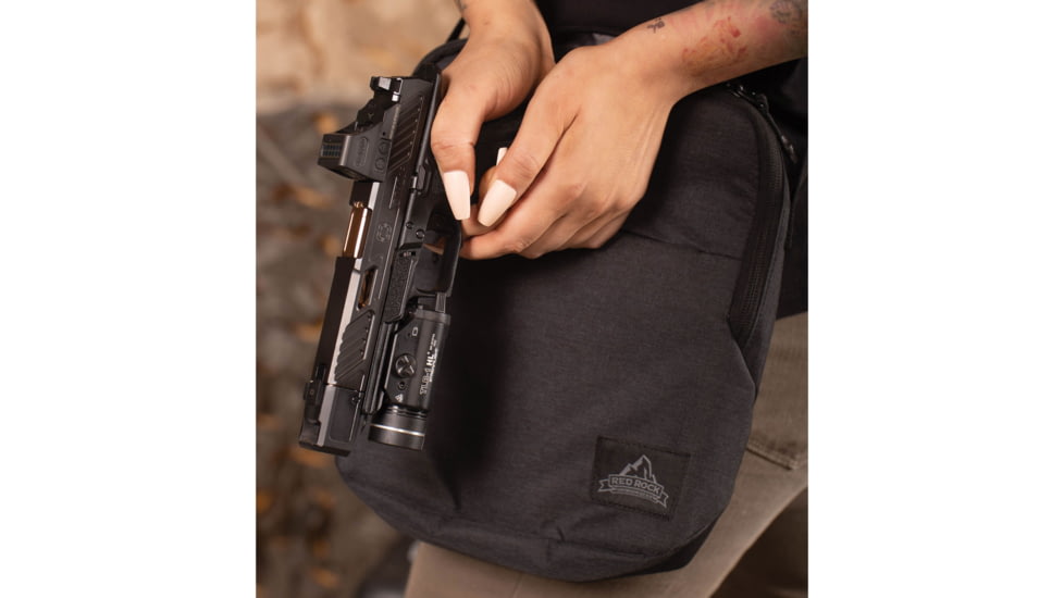 Red Rock Outdoor Gear Pecos Crossbody, Charcoal, 86-007CHR