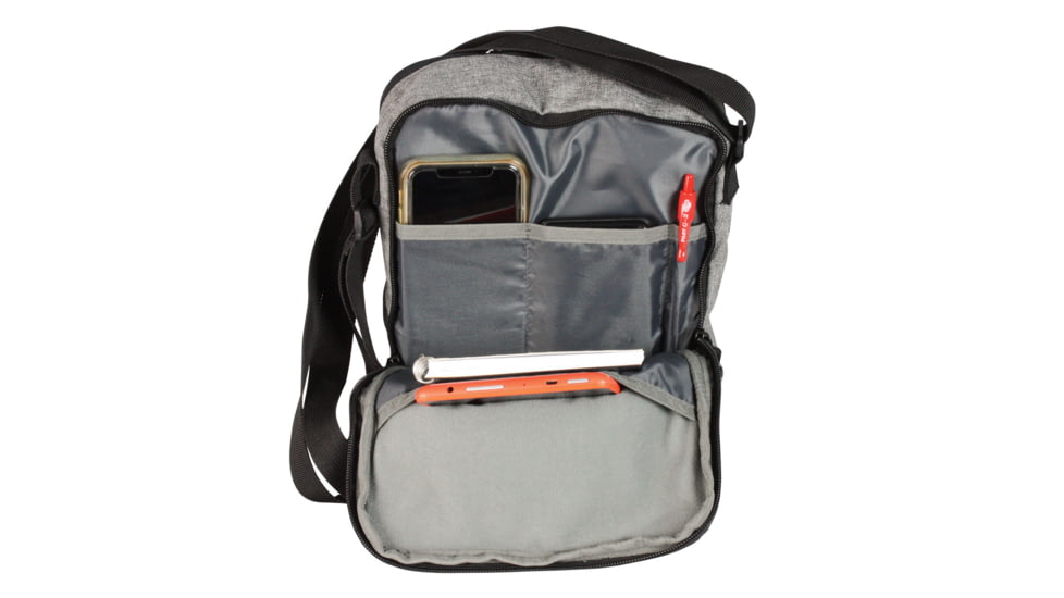 Red Rock Outdoor Gear Pecos Crossbody, Gray, 86-007GRY