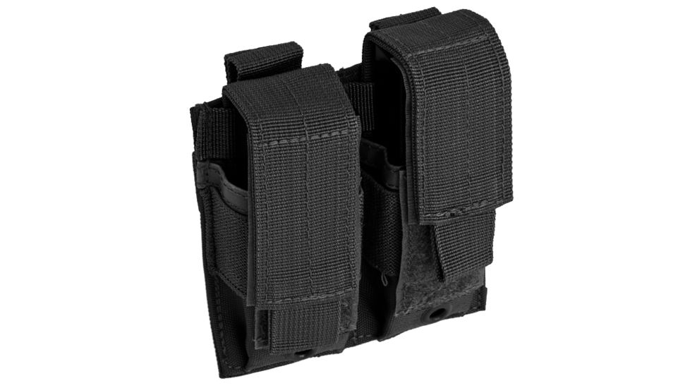 Red Rock Outdoor Gear Double Pistol Mag Pouch, Black, 82-023BLK