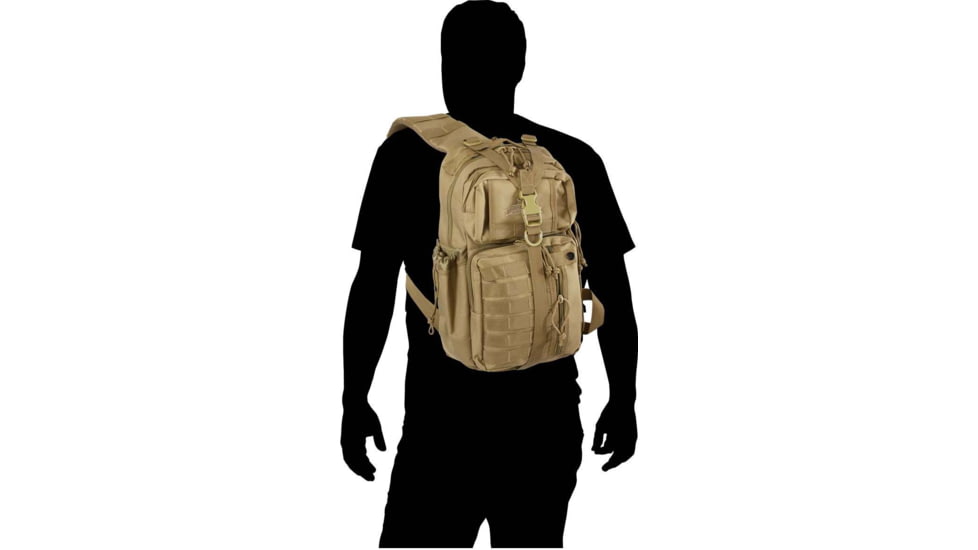 Red Rock Outdoor Gear Rambler Sling Pack, Coyote, 80201COY