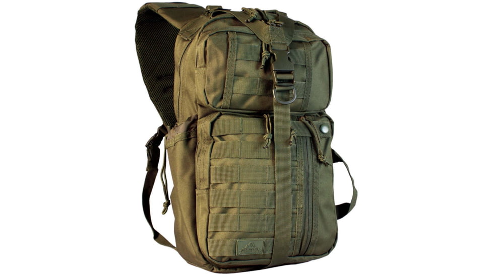 Red Rock Outdoor Gear Rambler 16L Sling Pack, Olive Drab, 80201OD