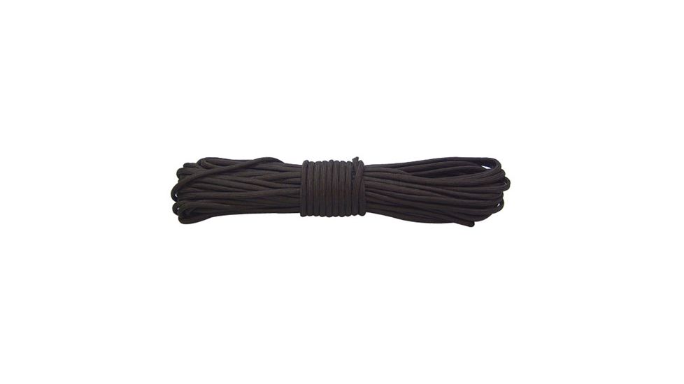 Red Rock Outdoor Gear 550 Parachute Cord Hanks, Black, 100ft, 35-1HBLK