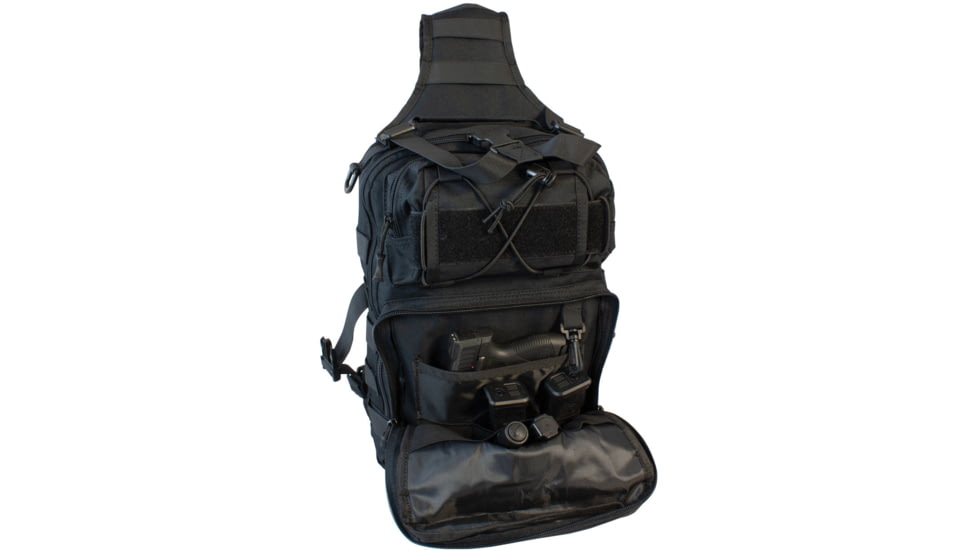 Red Rock Outdoor Gear Renegade Sling Pack, Black, 80132BLK