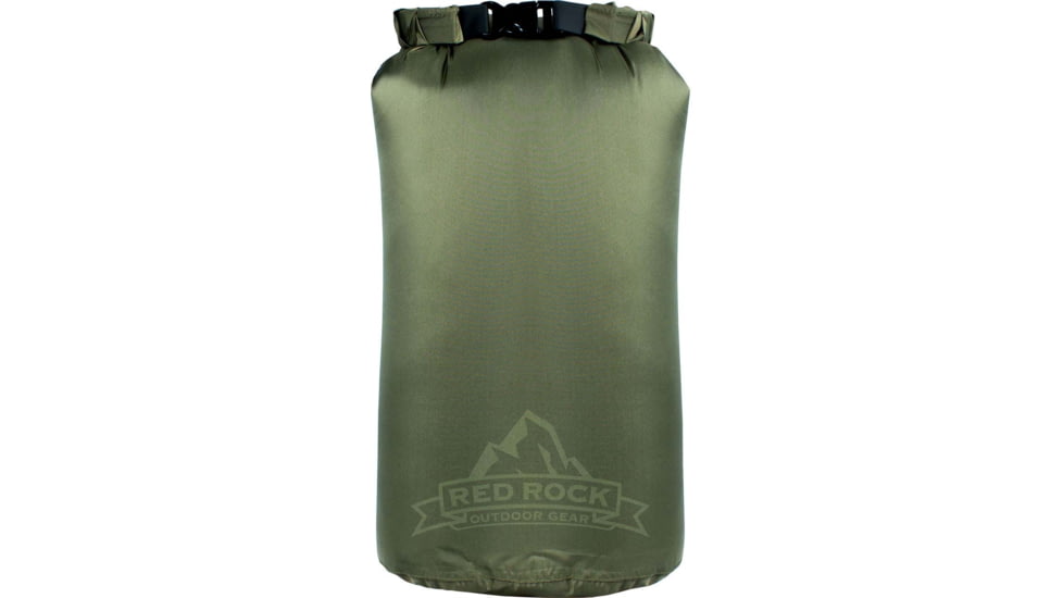 Red Rock Outdoor Gear Roll-Top Dry Bag - 8 Liter, Olive Drab, 80192OD
