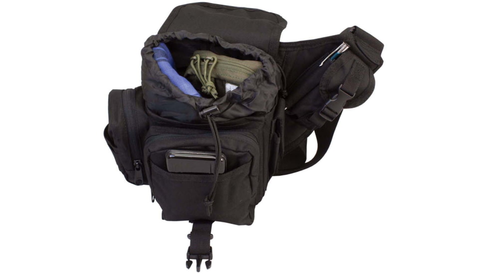 Red Rock Outdoor Gear Sidekick Sling Bag, Black, 80128BLK