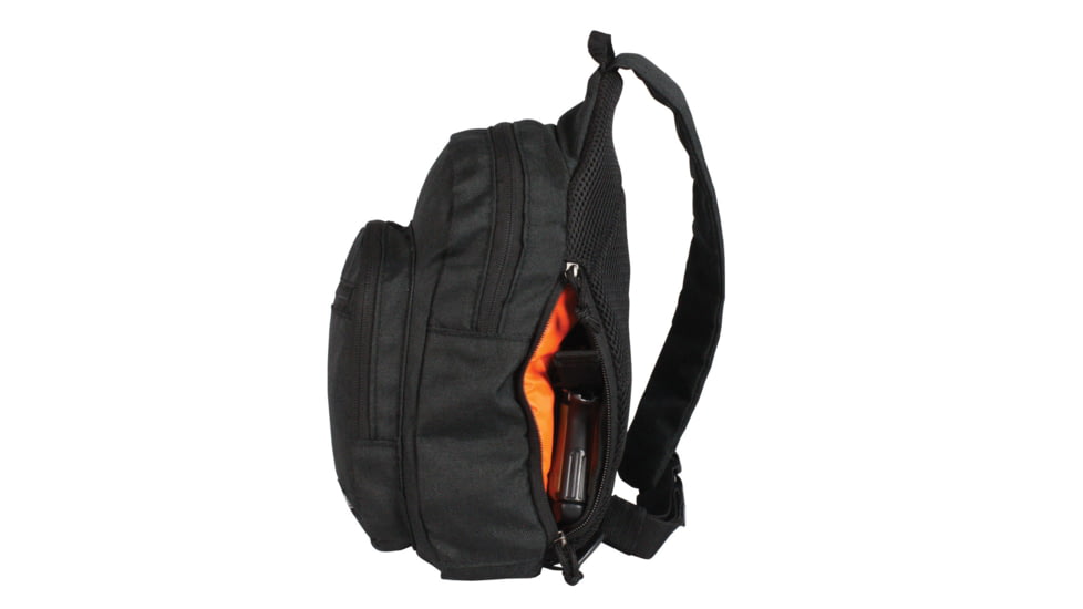 Red Rock Outdoor Gear Transit Sling Pack, Black, 86-010BLK