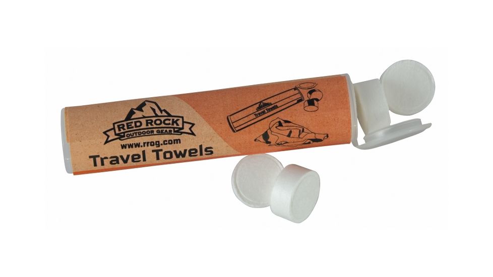Red Rock Outdoor Gear Travel Towels, 10PK, 06-037