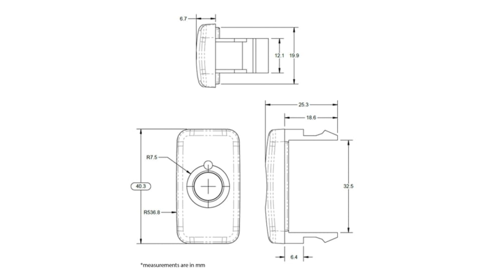 REDARC Tow-Pro Switch Insert Panel, Toyota Tacoma/Tundra/Cruiser Suitable, TPSI-007