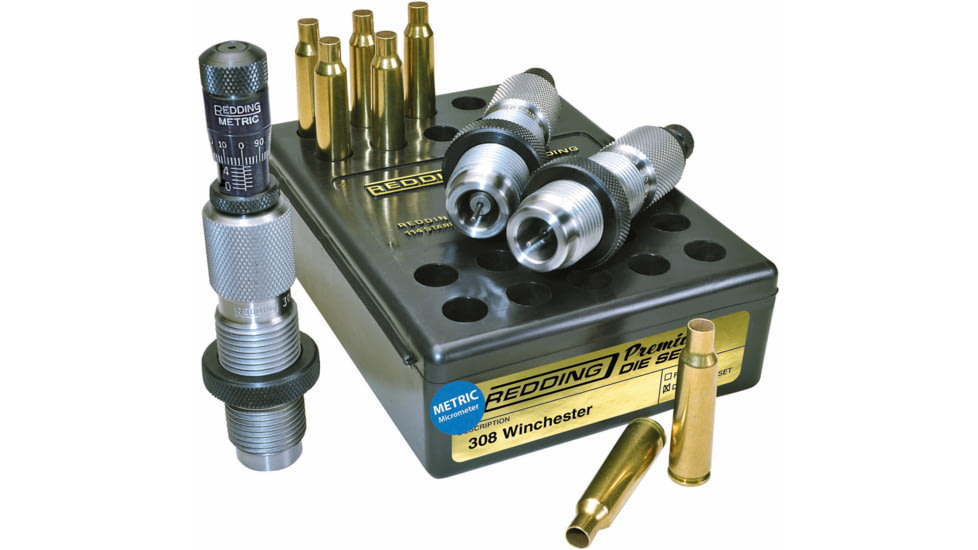 Redding Reloading .22-250 Remington Metric Deluxe Die Set, 52106