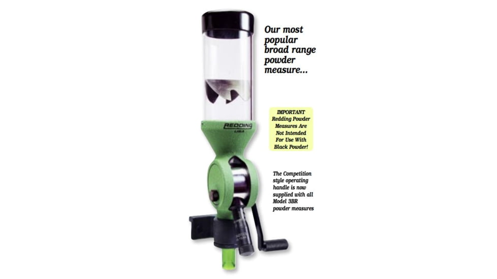 Redding Reloading Match-Grade Model 3BR Powder Measure w/both chambers, 03700