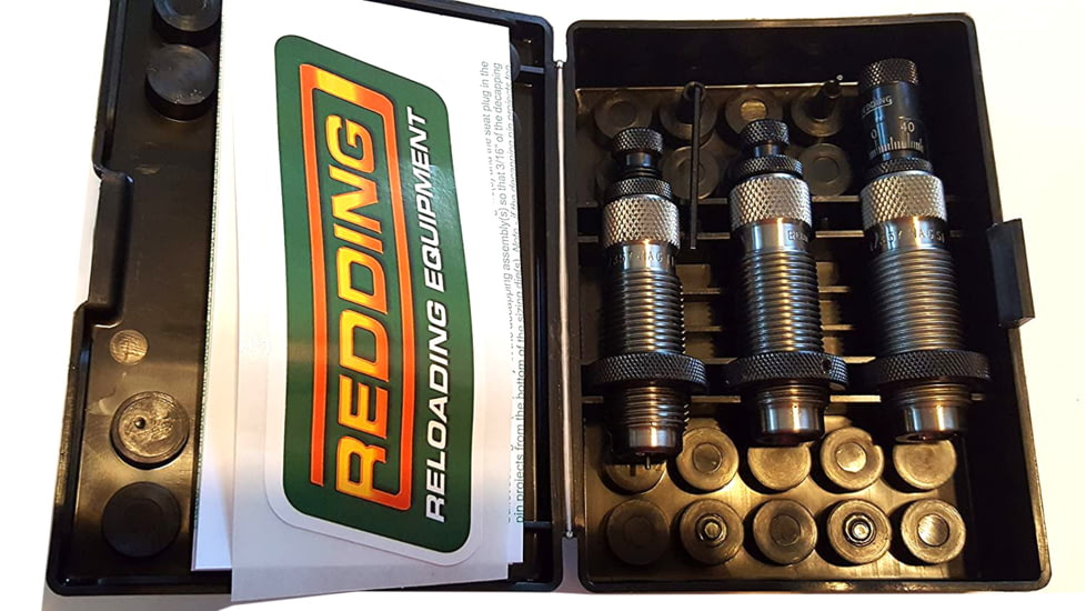 Redding Reloading Premium Handgun Die Set - 38 Spec/357 Mag, 66184