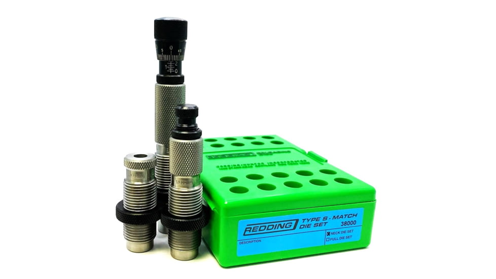 Redding Reloading Type S Match Neck Die Set, 25 Creedmoor, 38960