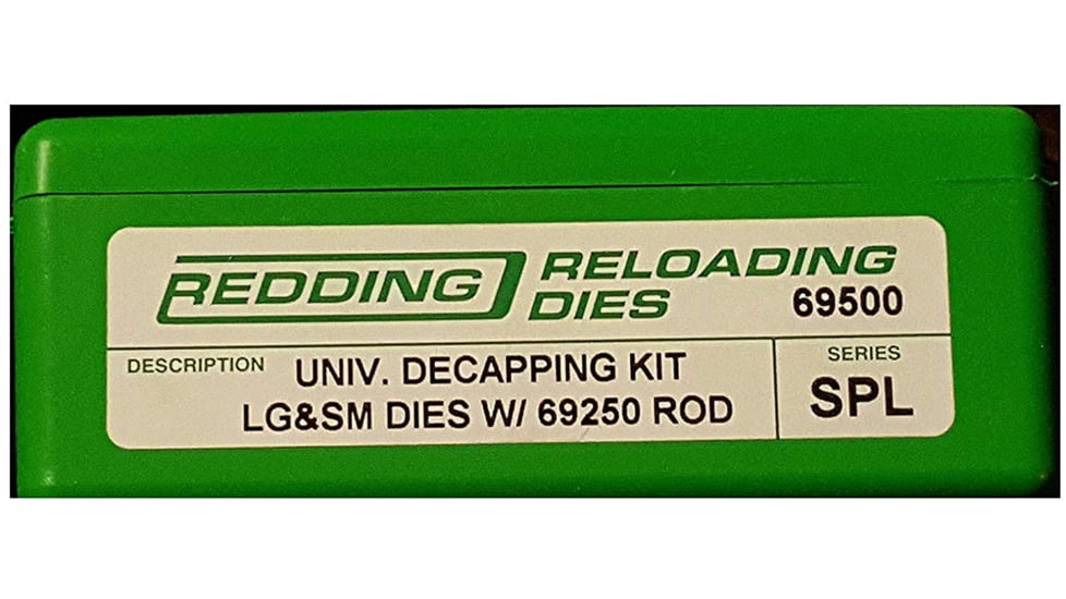 Redding Reloading Universal Decapping Die Kit, 3in, 69500