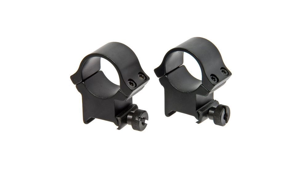 Redfield Mounts 4 Hole Aluminum Rifle Scope Rings - High, Matte 47332