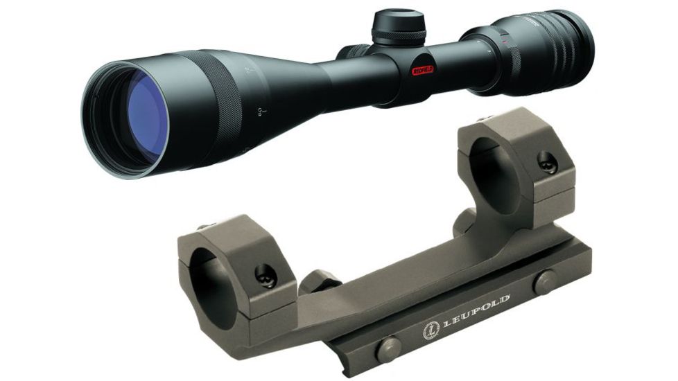 Redfield Revenge 6-18x44mm AO Rifle Scope, Matte w/ Accu-Ranger Varmint 115219 w/ Leupold Mark 2 IMS Integral Mounting System Matte, 1 inch Ring 110290