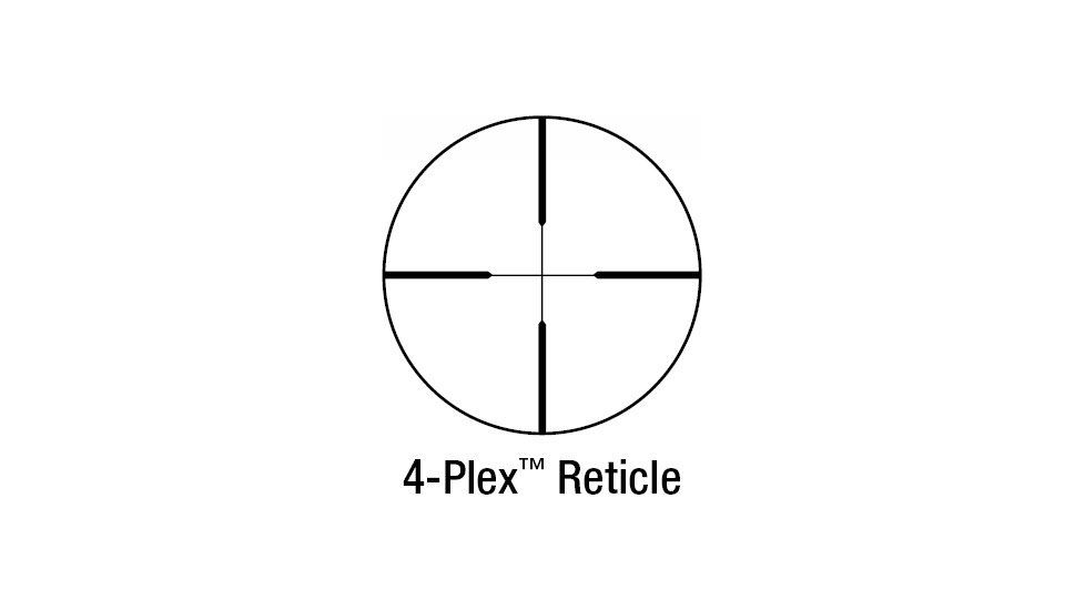 Redfield Revolution 2-7x33mm Rifle Scope, Matt Black, 4-Plex Reticle 67080